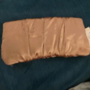 Steve Madden Satin  Clutch Purse Gold